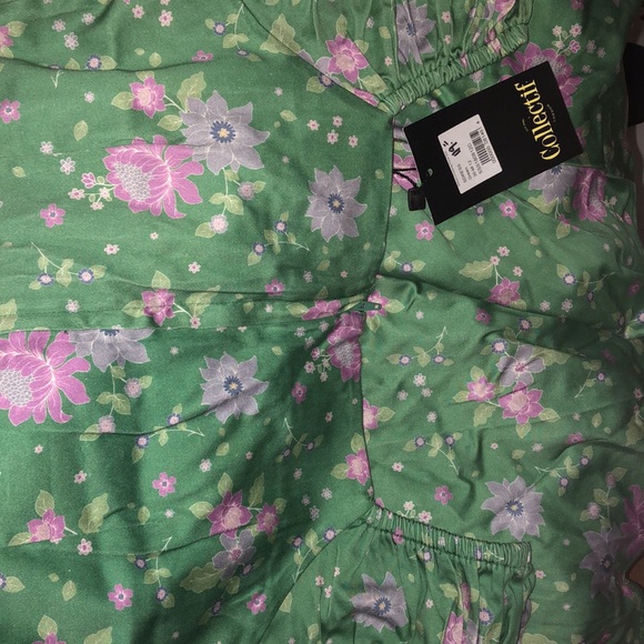 Dolores collectif floral dress new med 3x and 4x - Picture 3 of 4